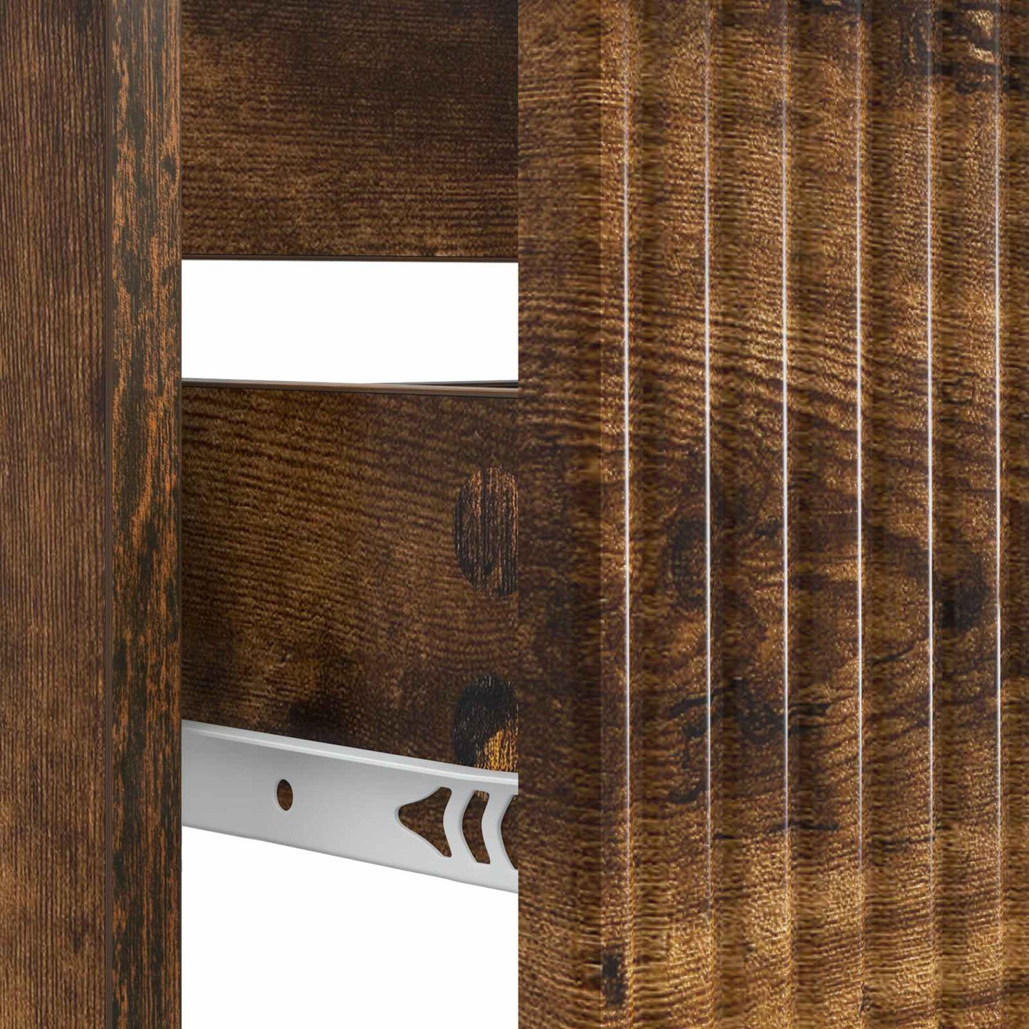 Bathroom Sink Cabinet ARNHEM Smoked Oak 82 x 41x 59 cm