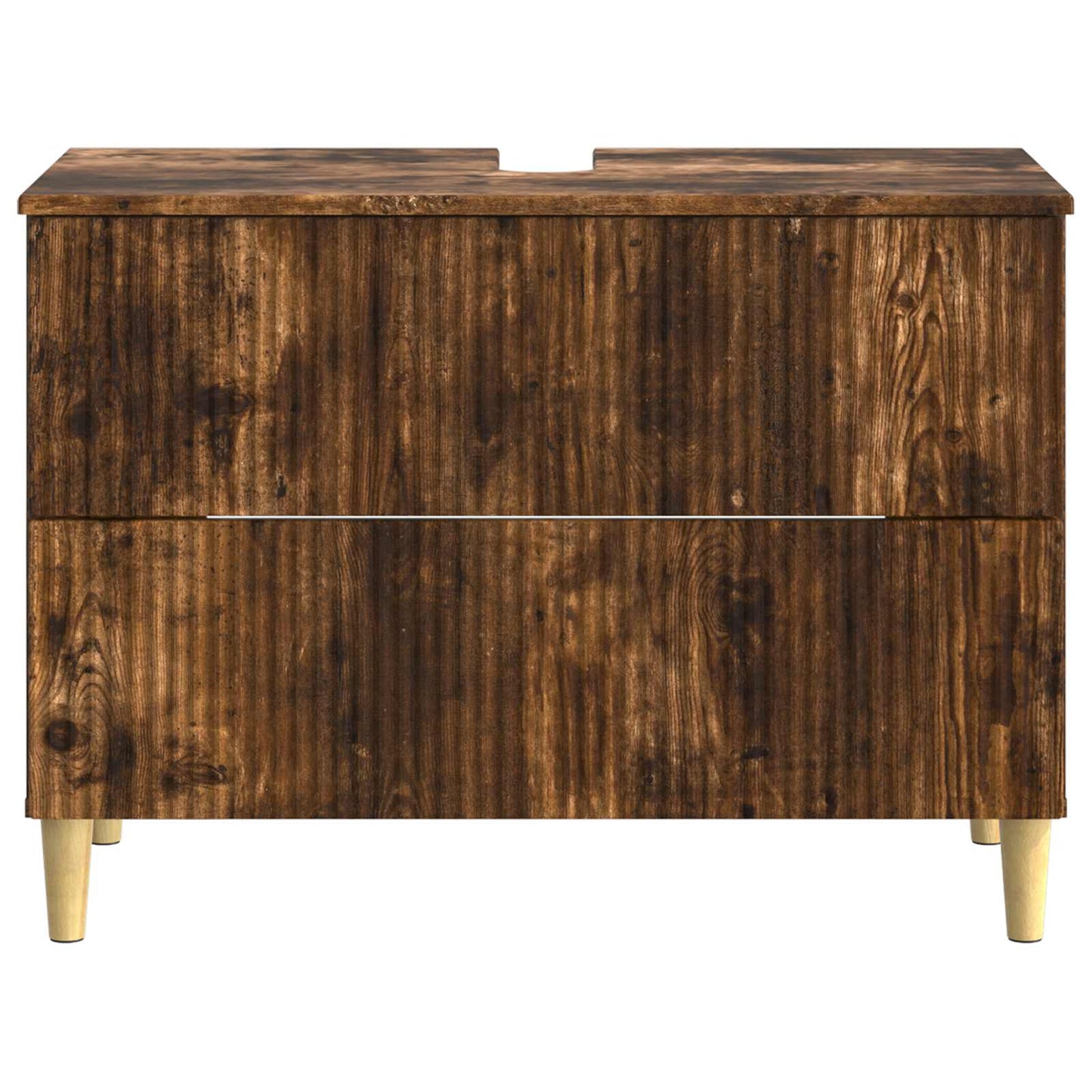 Bathroom Sink Cabinet ARNHEM Smoked Oak 82 x 41x 59 cm