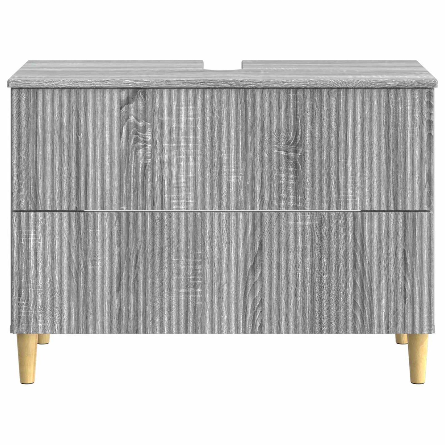 Bathroom Sink Cabinet ARNHEM Grey Sonoma 82 x 41x 59 cm