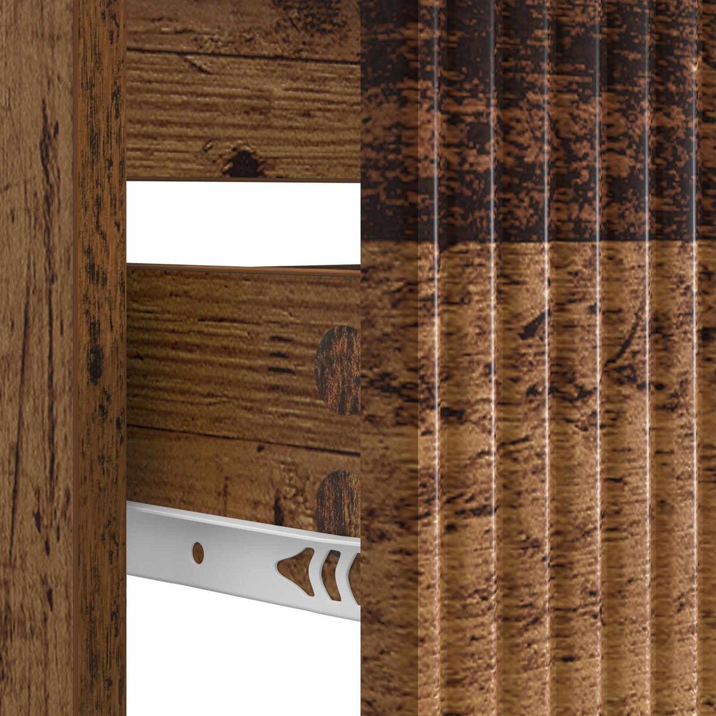 Bathroom Sink Cabinet ARNHEM Old Wood 82 x 41x 59 cm