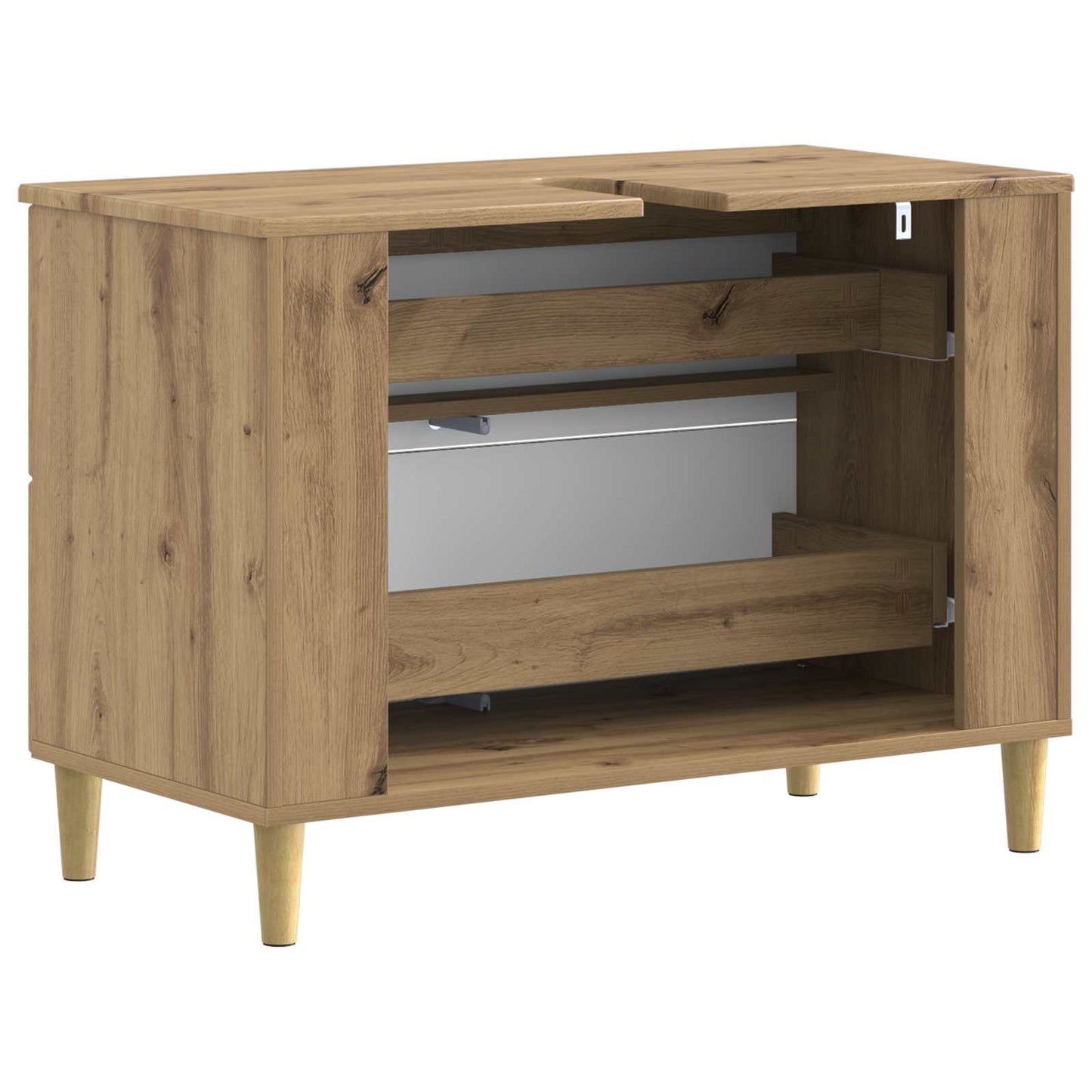 Bathroom Sink Cabinet ARNHEM Artisan Oak 82 x 41x 59 cm