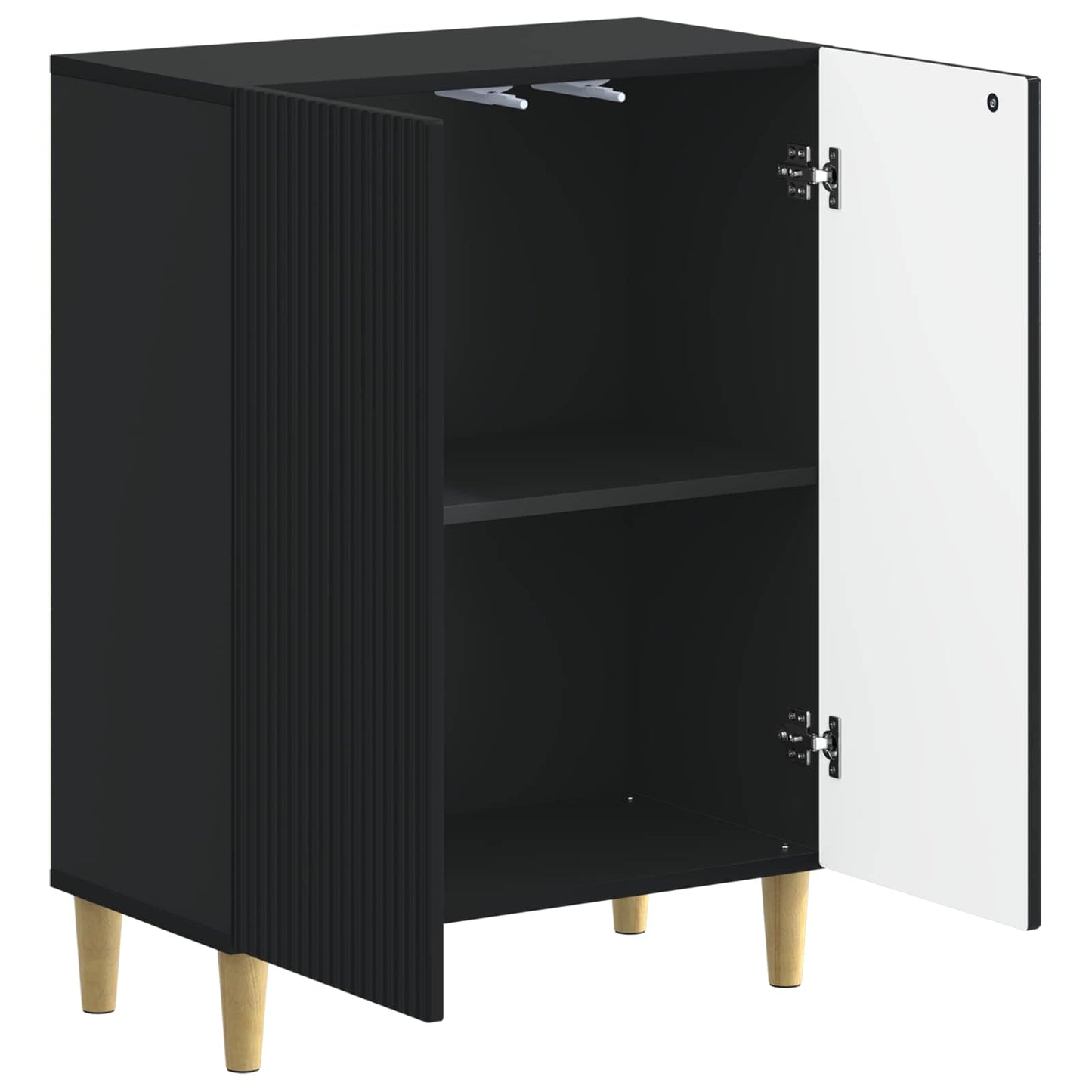 Bathroom Storage Cainet ARNHEM Black 59.5 x 31 x 80 cm
