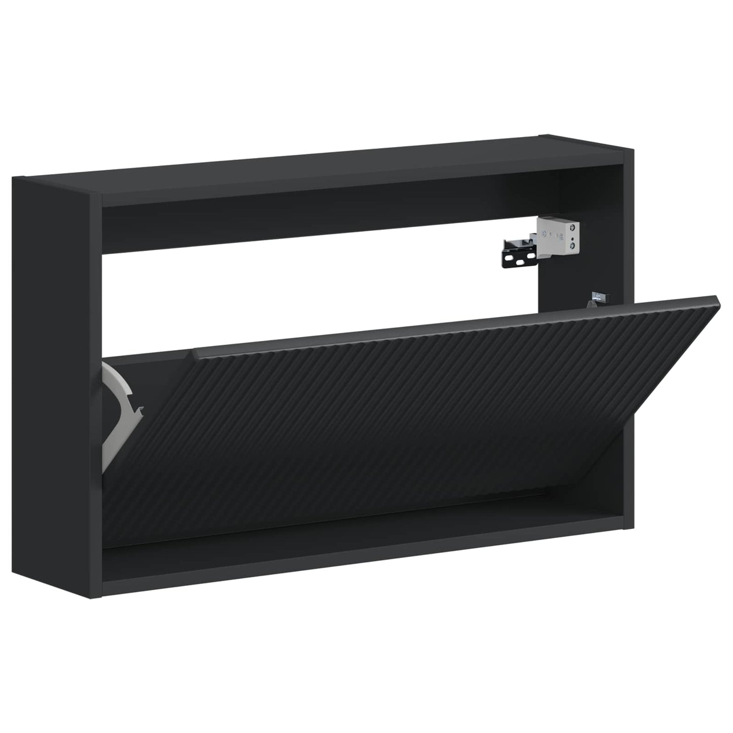 Wall-Mounted Shoe Cabinet ARNHEM 71 x 17 x 43 cm Black