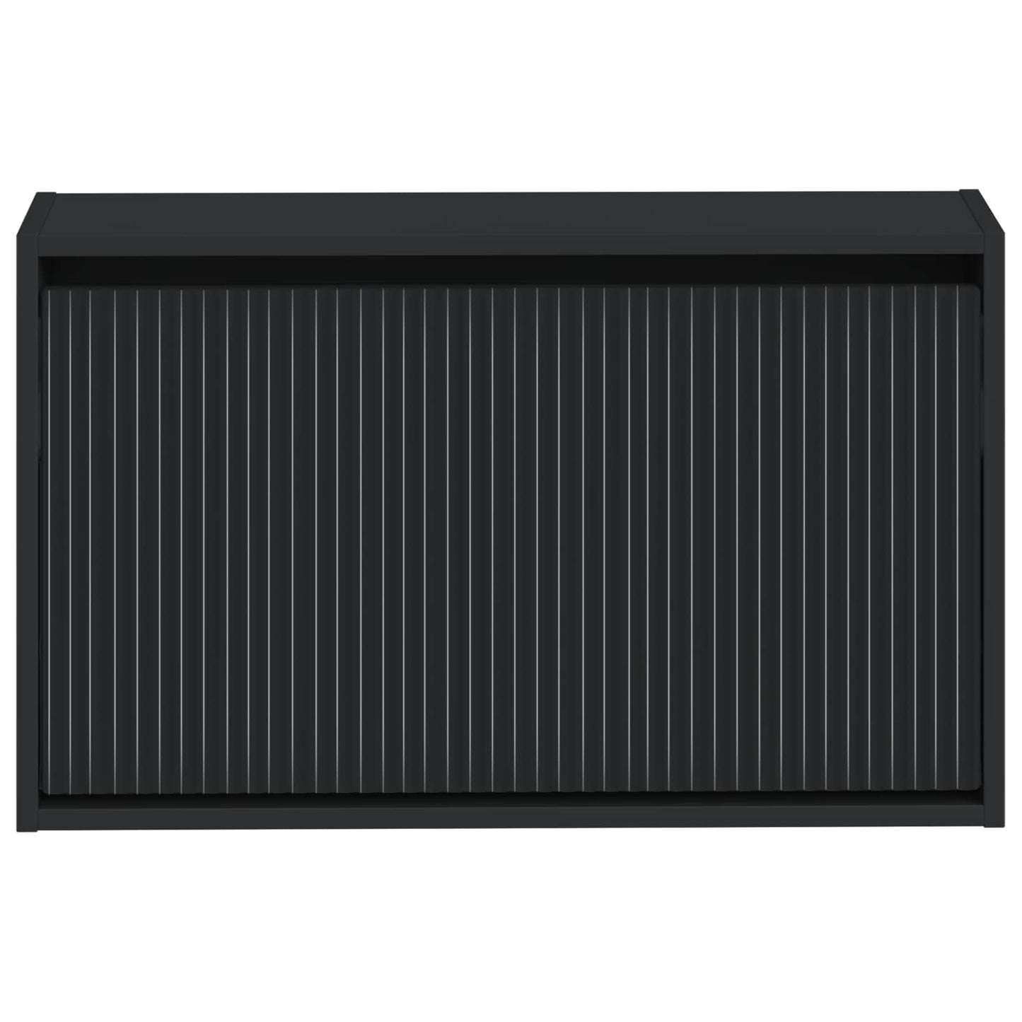 Wall-Mounted Shoe Cabinet ARNHEM 71 x 17 x 43 cm Black