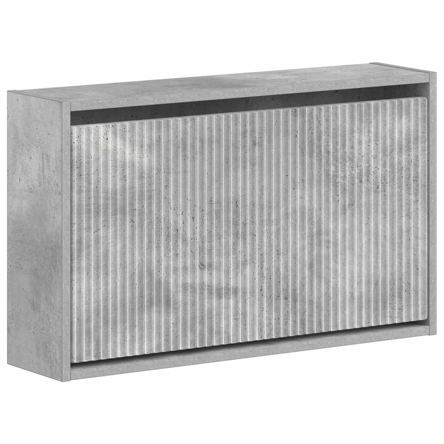 Wall-Mounted Shoe Cabinet ARNHEM 71 x 17 x 43 cm Concrete Grey