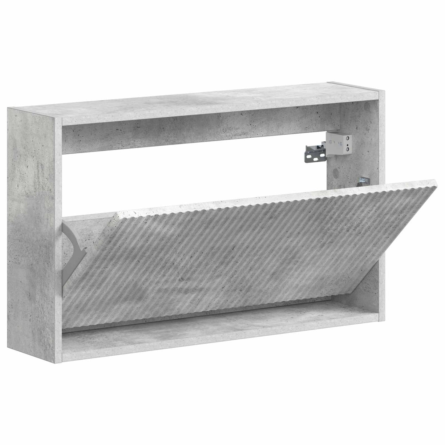 Wall-Mounted Shoe Cabinet ARNHEM 71 x 17 x 43 cm Concrete Grey