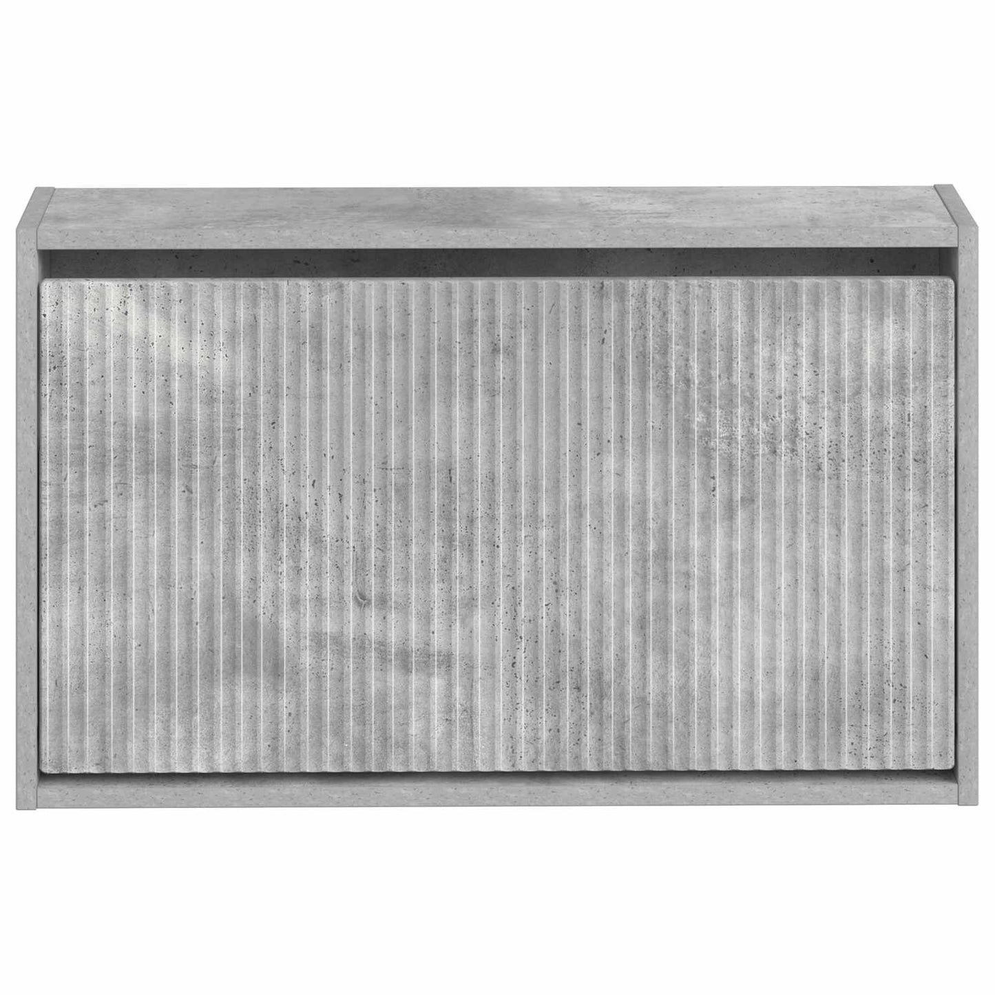 Wall-Mounted Shoe Cabinet ARNHEM 71 x 17 x 43 cm Concrete Grey