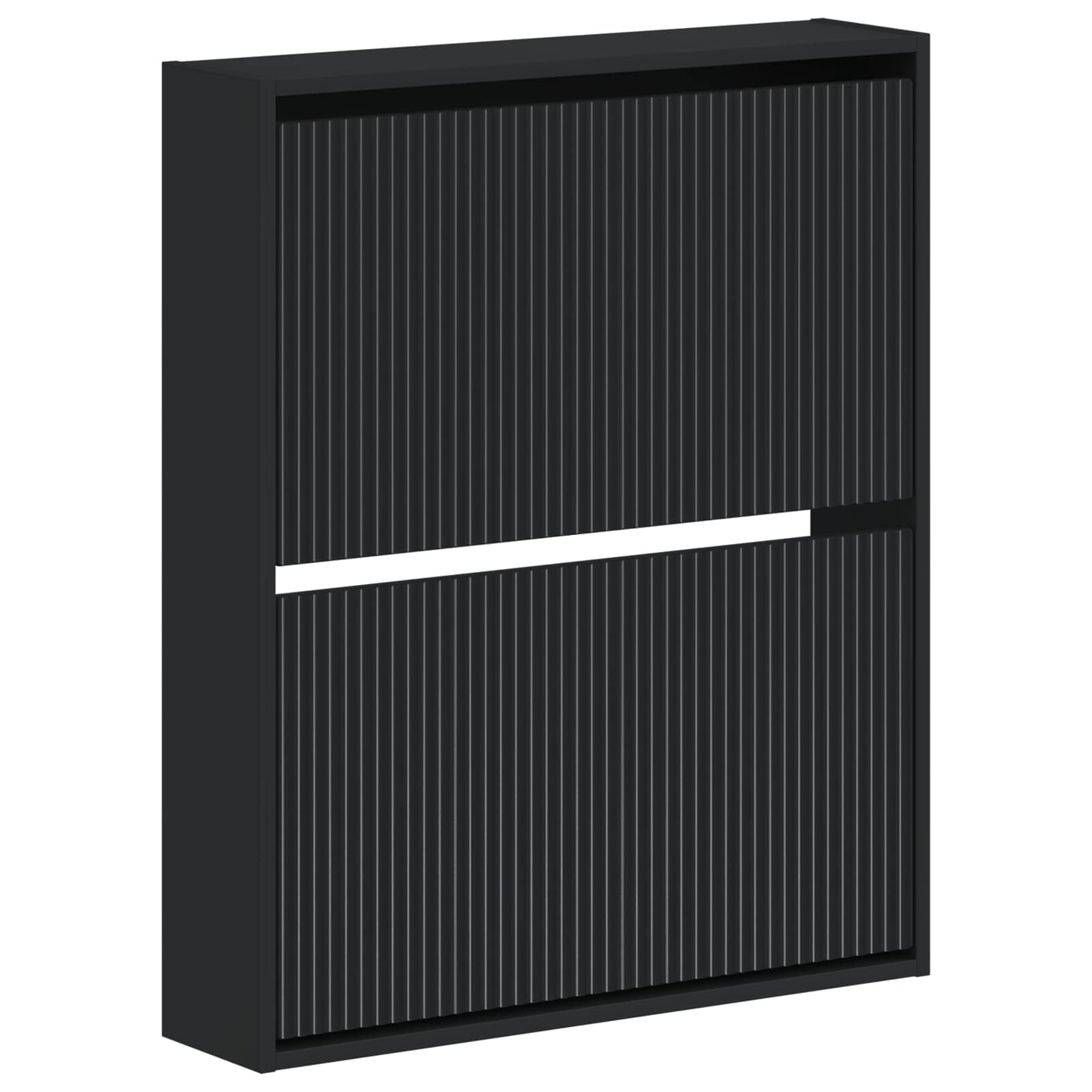 Wall-Mounted Shoe Cabinet ARNHEM 71 x 17 x 86 cm Black