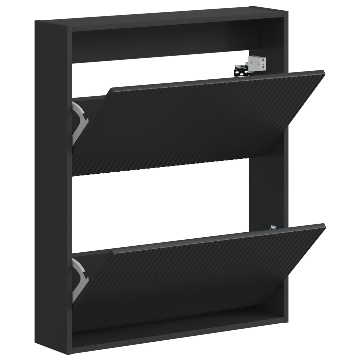 Wall-Mounted Shoe Cabinet ARNHEM 71 x 17 x 86 cm Black