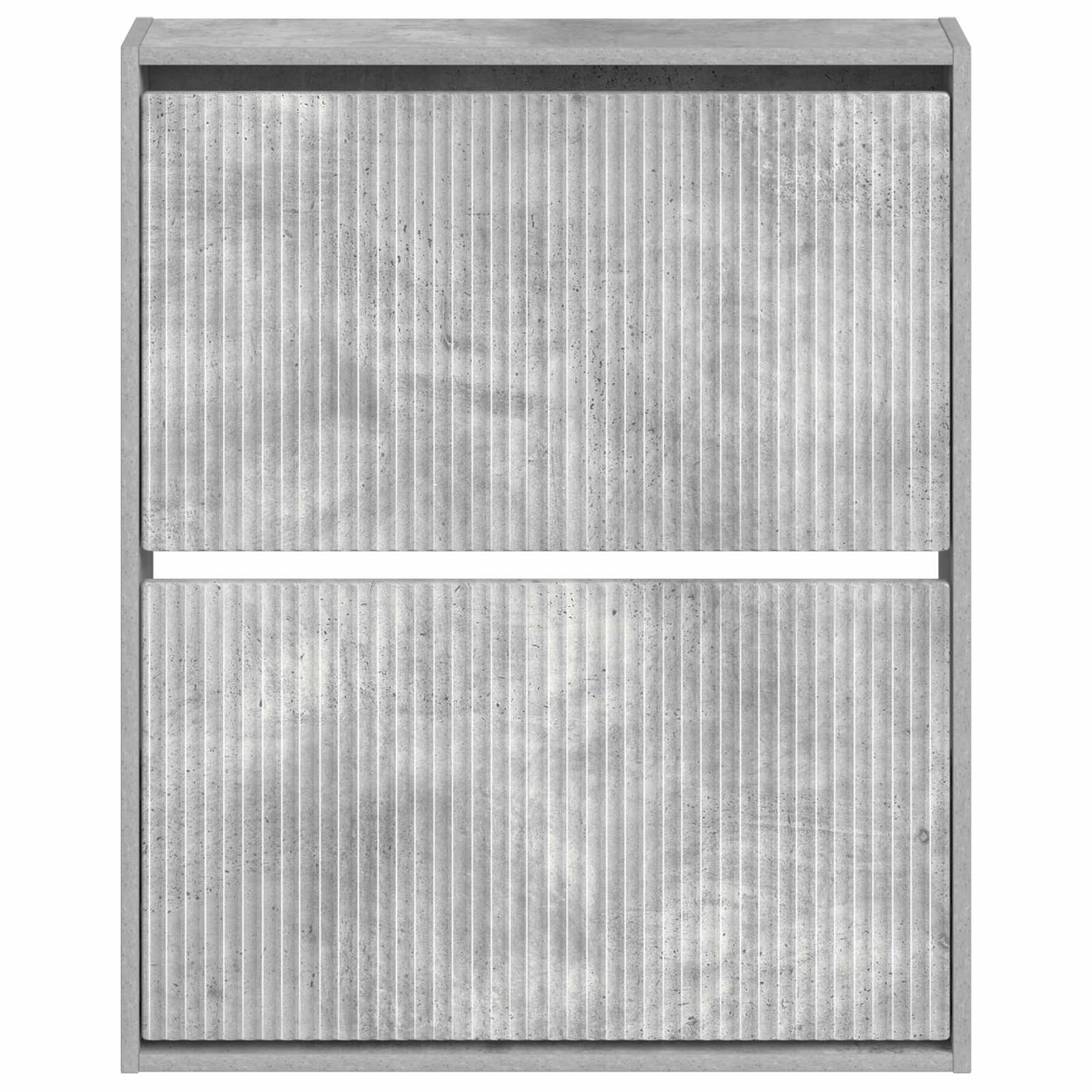 Wall-Mounted Shoe Cabinet ARNHEM 71 x 17 x 86 cm Concrete Grey
