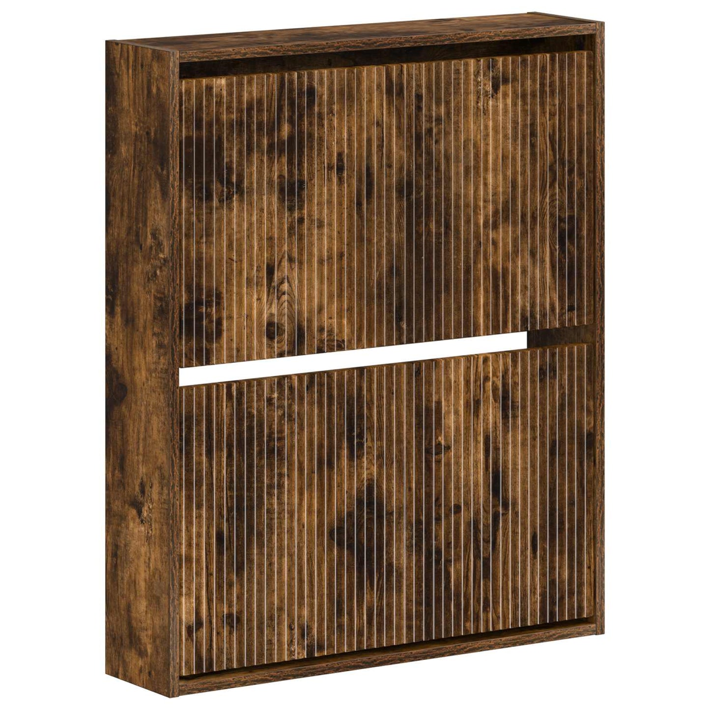 Wall-Mounted Shoe Cabinet ARNHEM 71 x 17 x 86 cm Smoked Oak