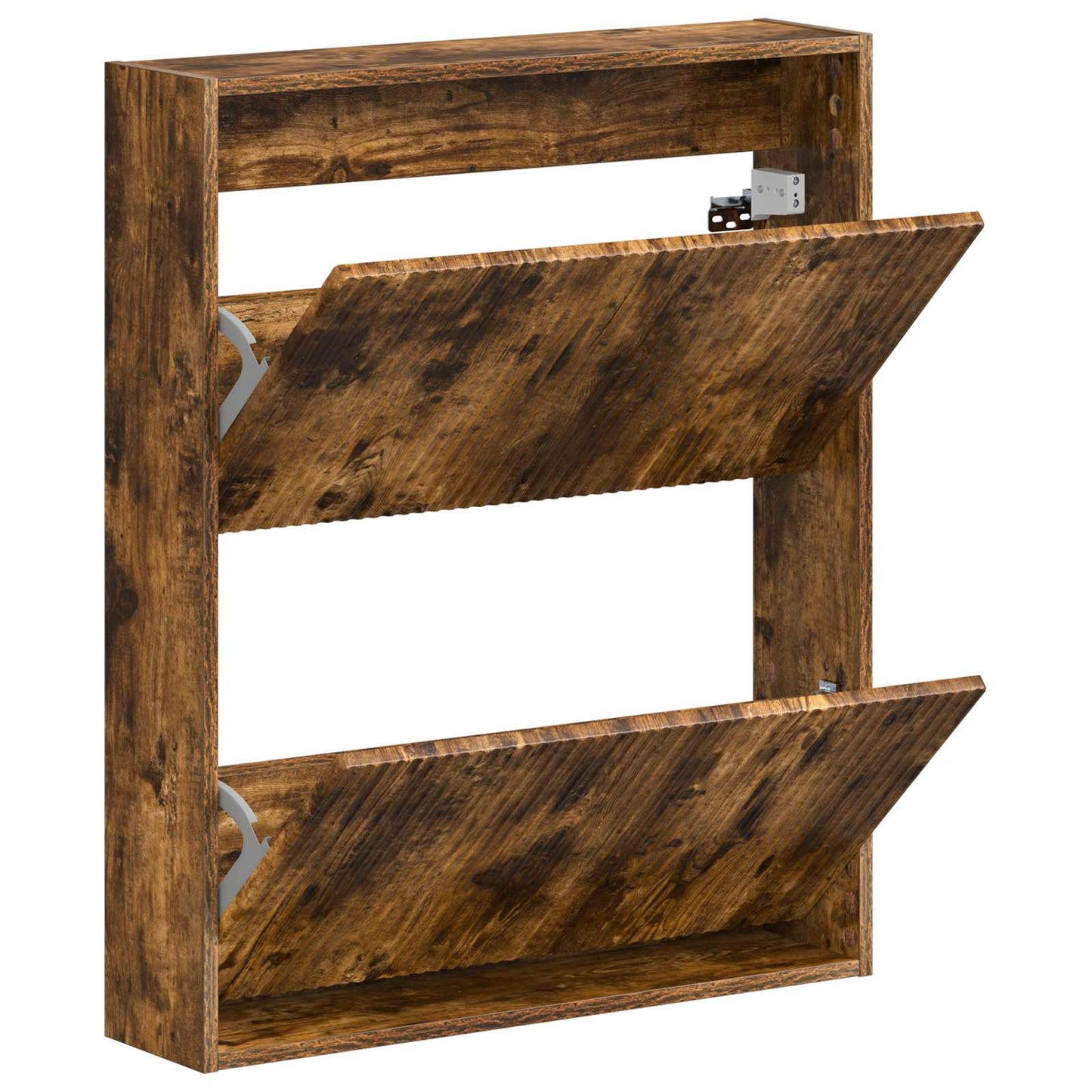 Wall-Mounted Shoe Cabinet ARNHEM 71 x 17 x 86 cm Smoked Oak