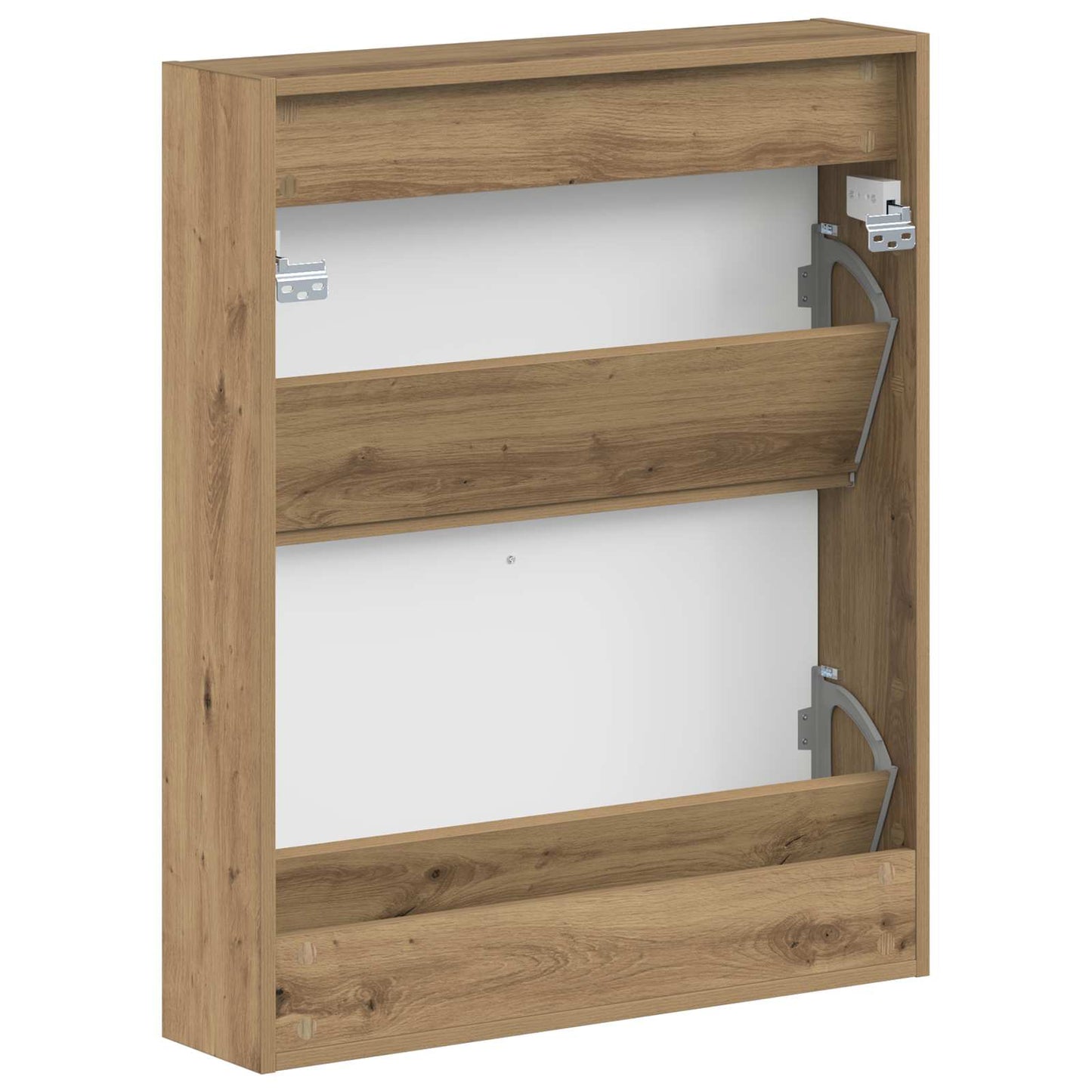 Wall-Mounted Shoe Cabinet ARNHEM 71 x 17 x 86 cm Artisan Oak