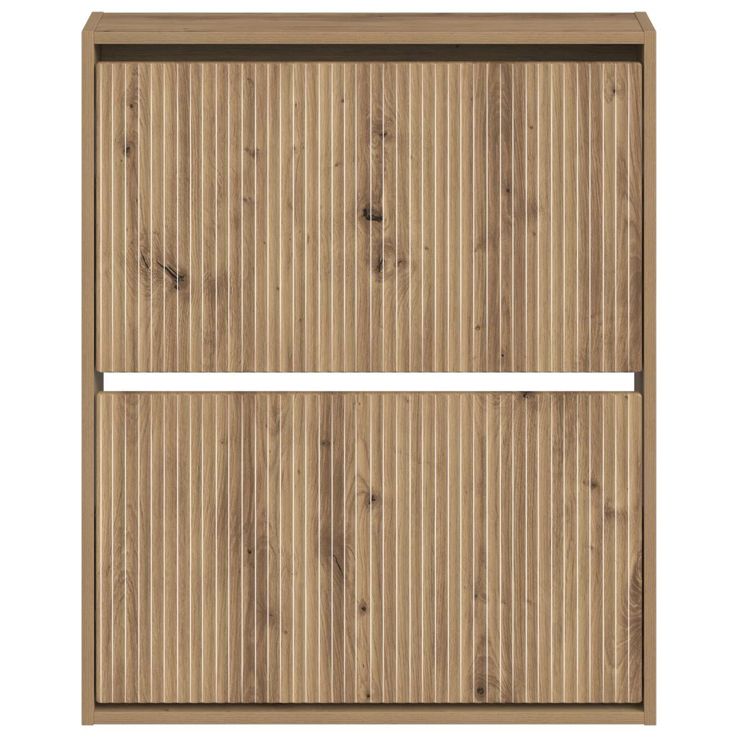 Wall-Mounted Shoe Cabinet ARNHEM 71 x 17 x 86 cm Artisan Oak