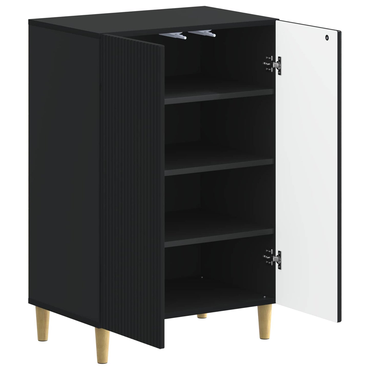 Shoe Cabinet ARNHEM 59.5 x 39.5 x 90 cm Engineered Wood Black