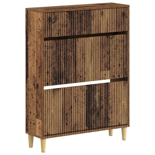 Shoe Cabinet ARNHEM 78 x 24 x 103 cm Engineered Wood Old Wood