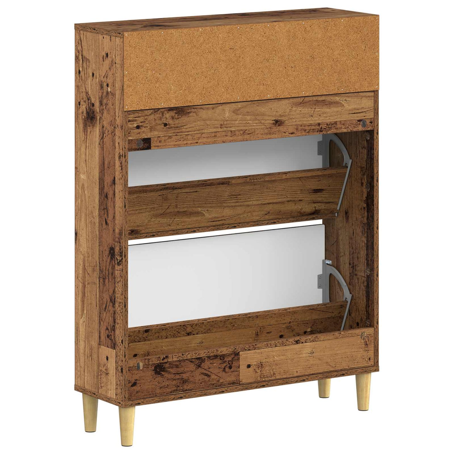 Shoe Cabinet ARNHEM 78 x 24 x 103 cm Engineered Wood Old Wood