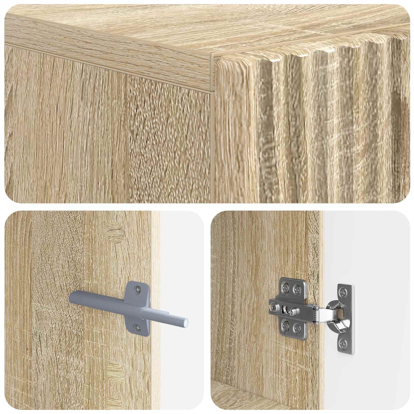 TV Cabinet Sonoma Oak Engineered Wood
