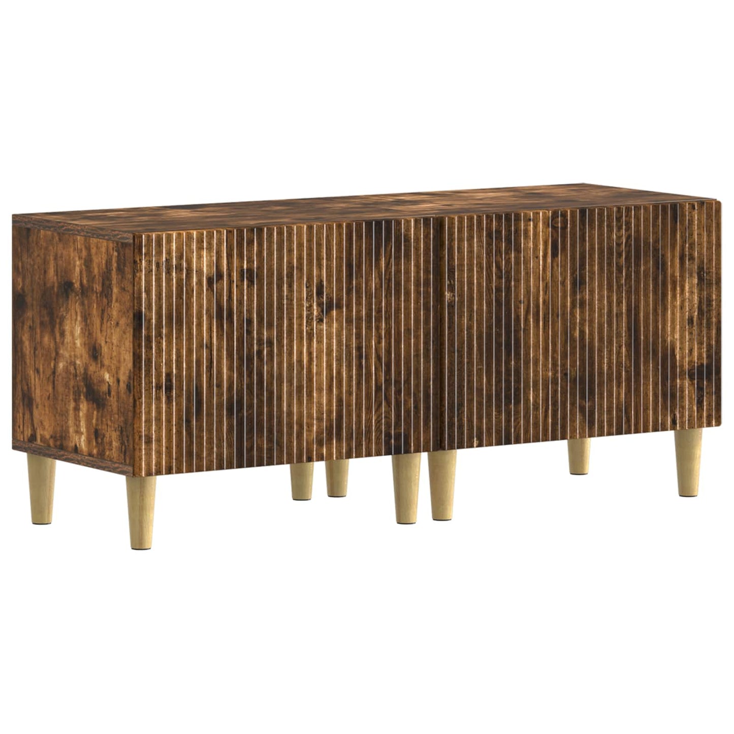TV Cabinet Smoked Oak Engineered Wood