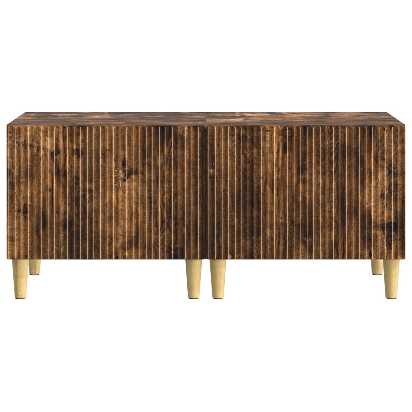 TV Cabinet Smoked Oak Engineered Wood