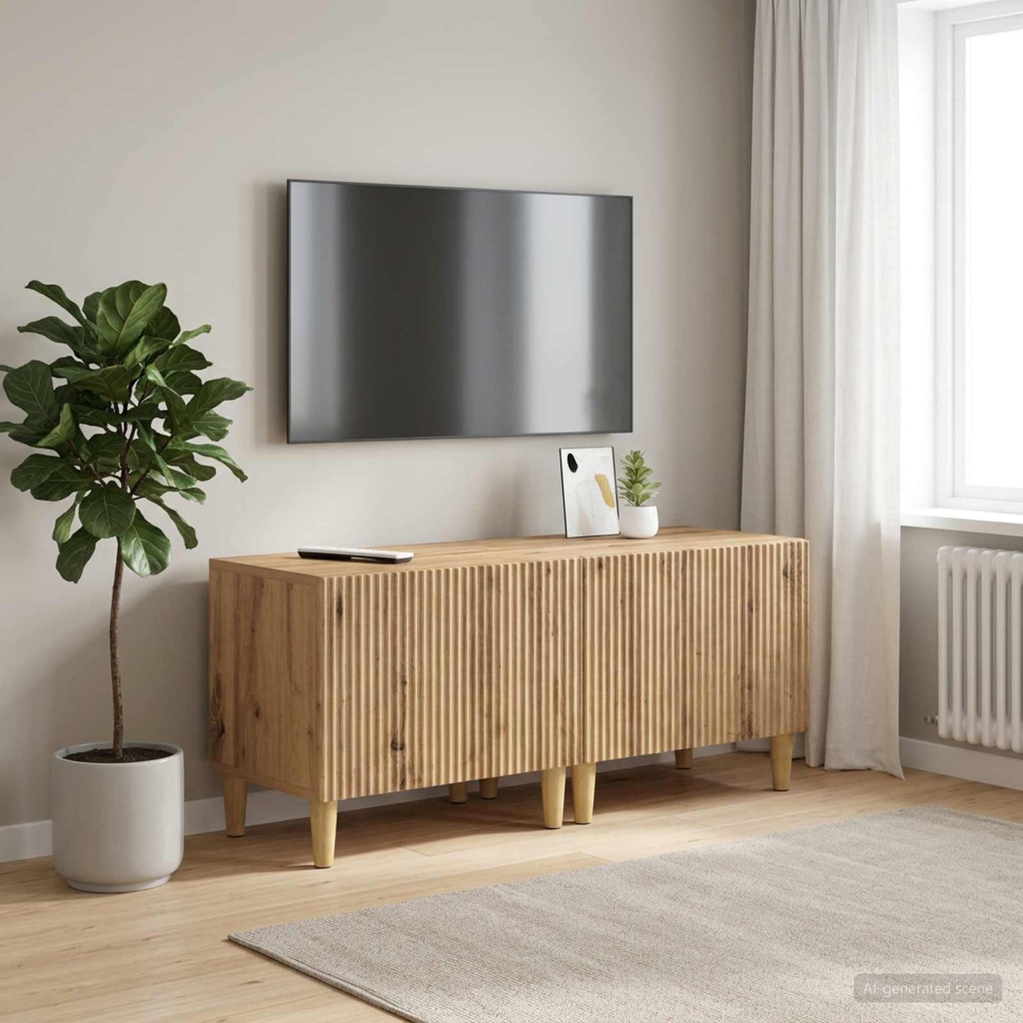 TV Cabinet Artisan Oak Engineered Wood