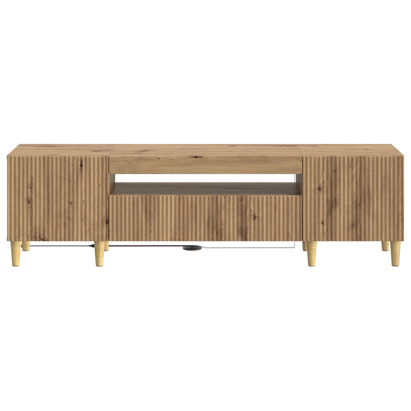 LED TV Cabinet Artisan Oak Engineered Wood