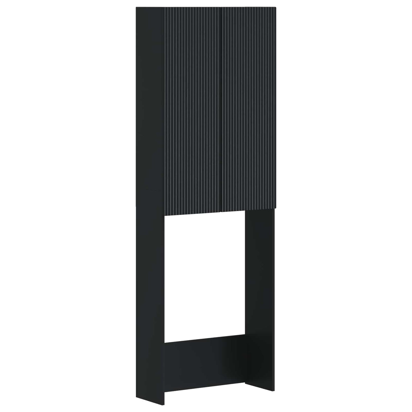 Toilet Cabinet ARNHEM Black 66 x 25.5 x 190 cm Engineered Wood