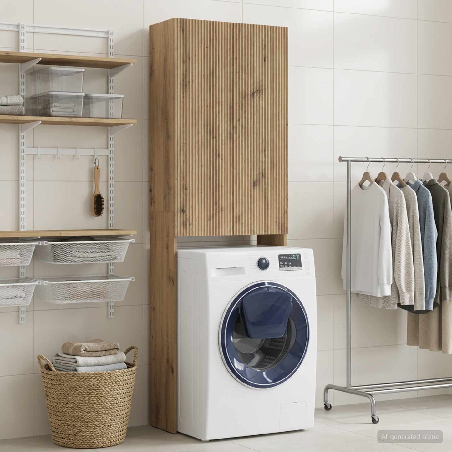 Toilet Cabinet ARNHEM Artisan Oak 66 x 25.5 x 190 cm