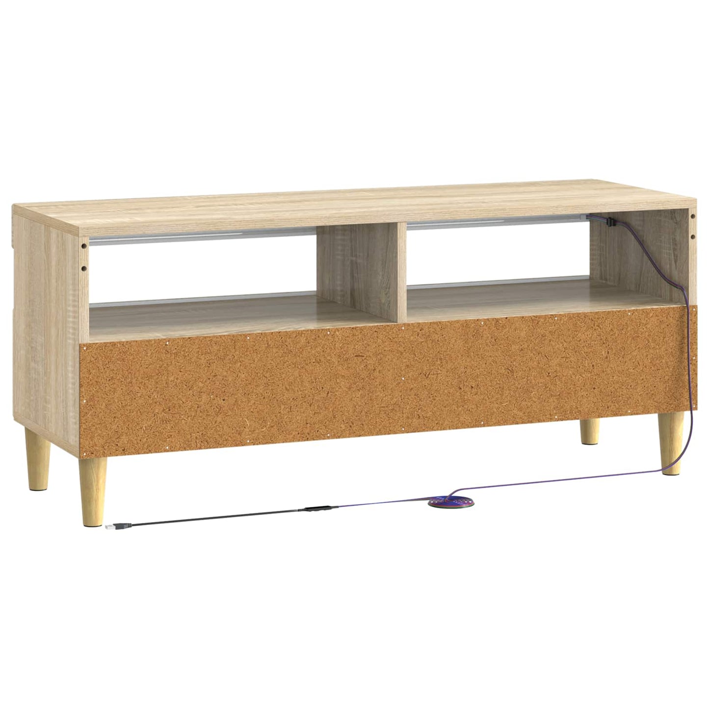 LED TV Cabinet Sonoma Oak Engineered Wood