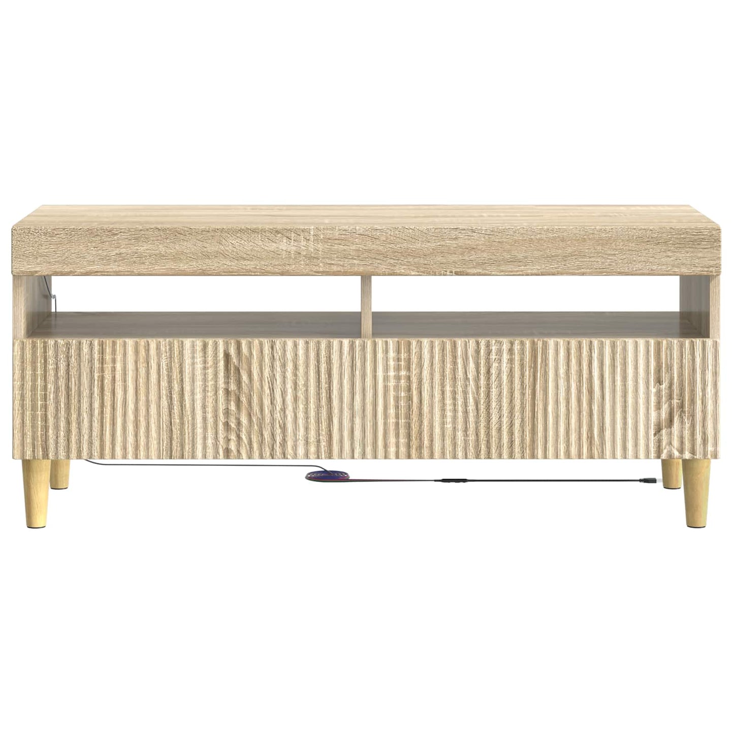 LED TV Cabinet Sonoma Oak Engineered Wood