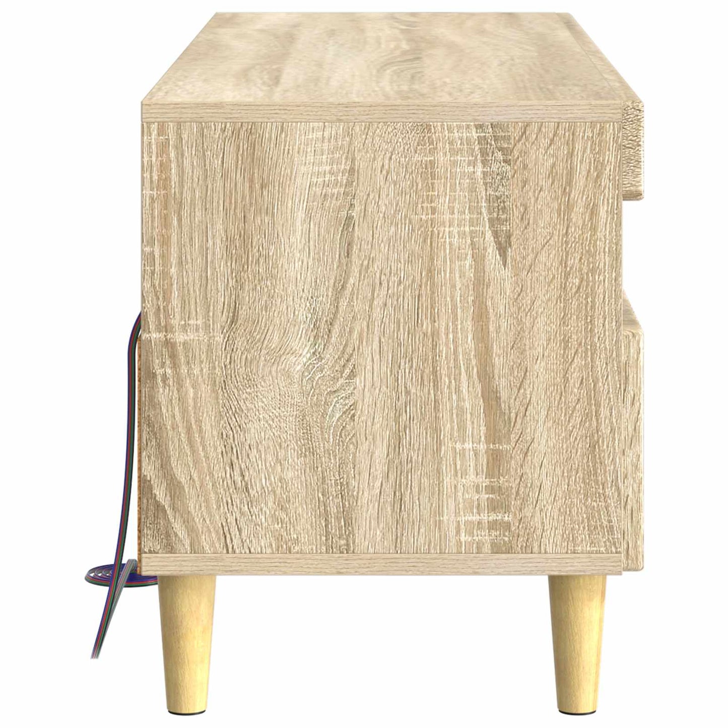 LED TV Cabinet Sonoma Oak Engineered Wood