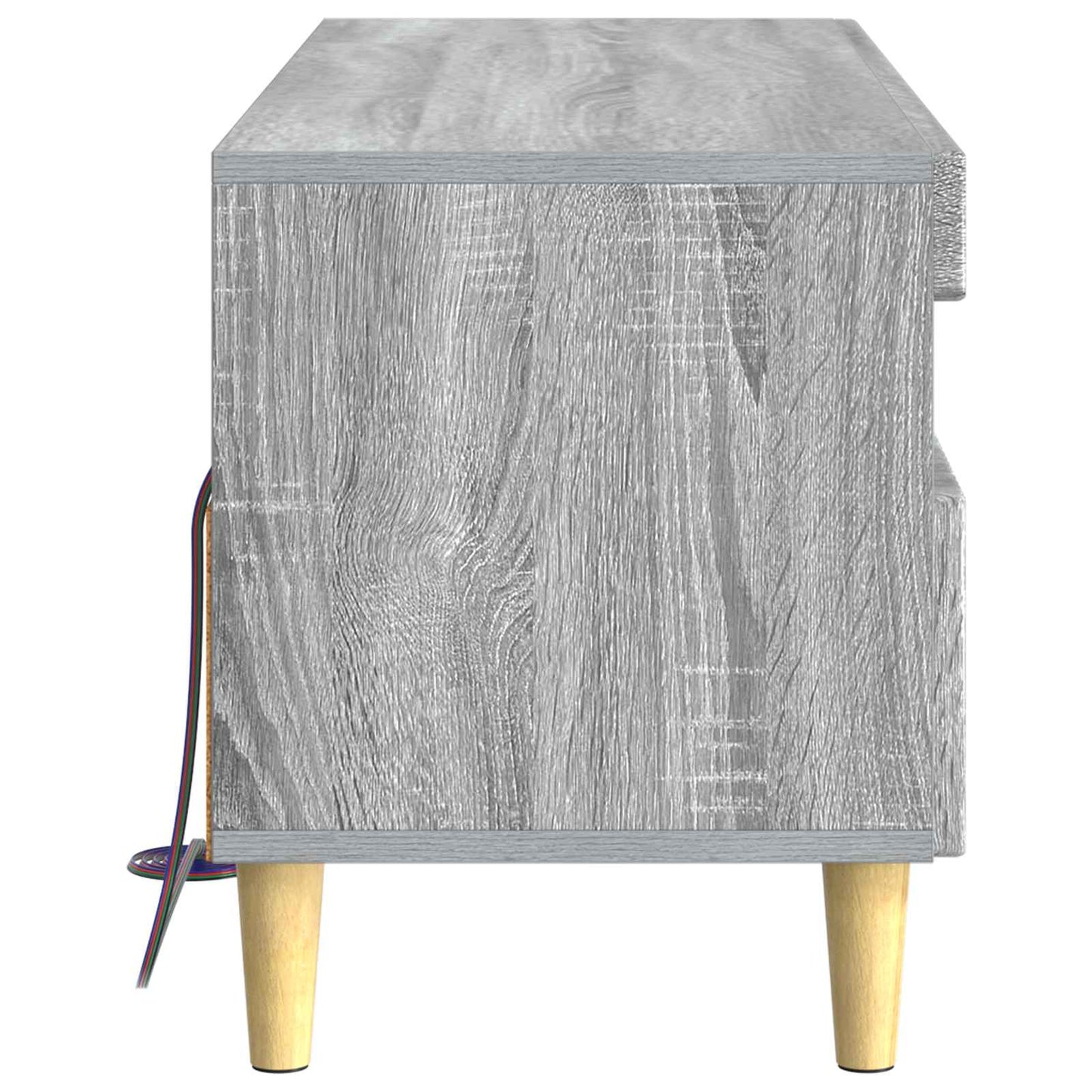 LED TV Cabinet Grey Sonoma Engineered Wood