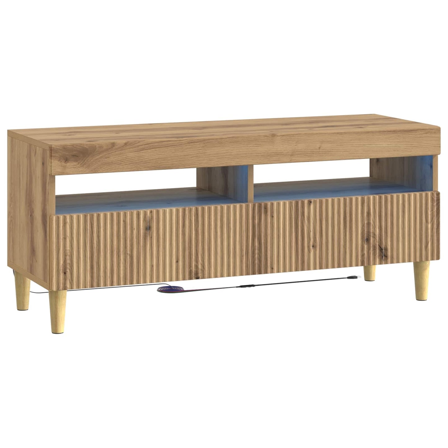 LED TV Cabinet Artisan Oak Engineered Wood