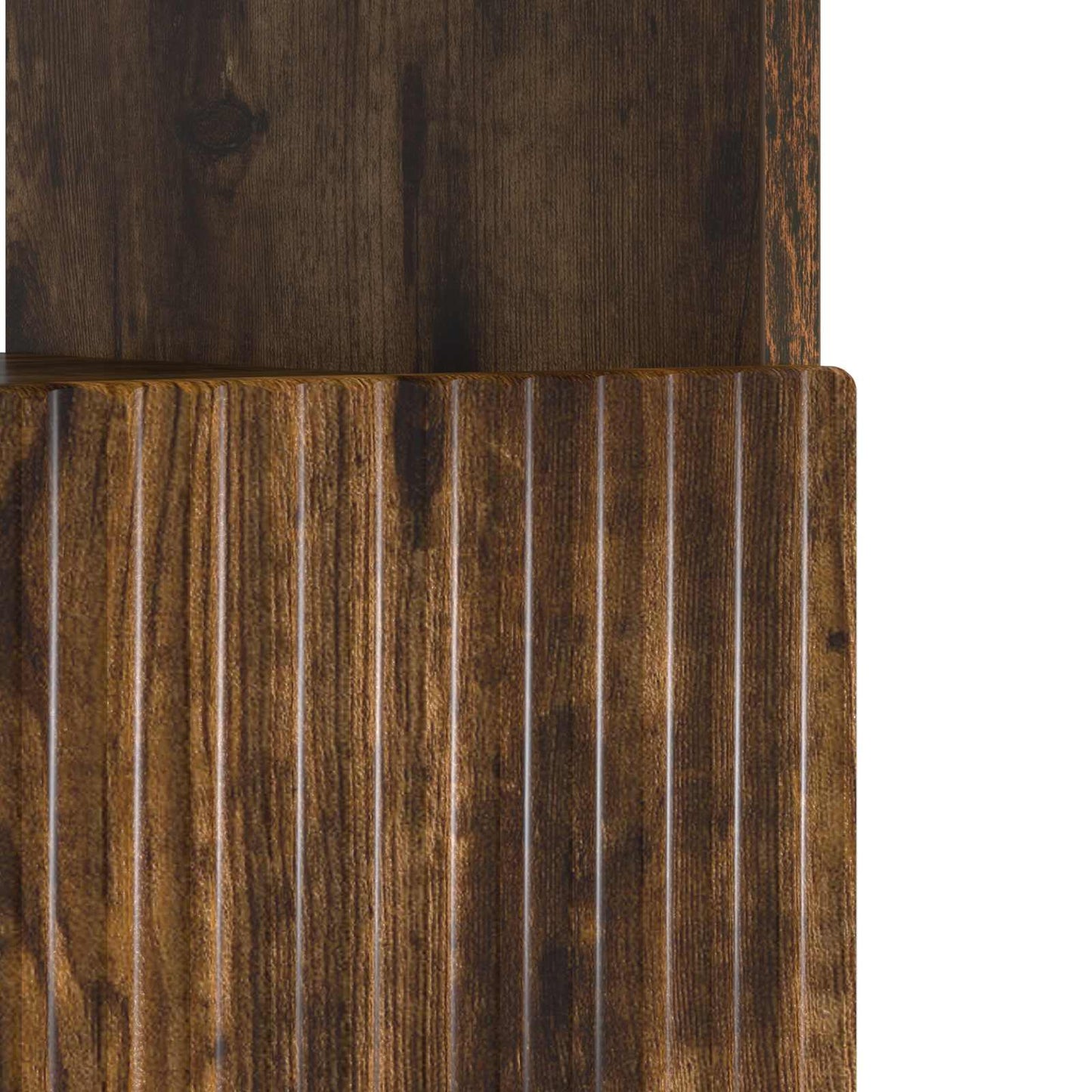 LED TV Cabinet Smoked Oak Engineered Wood