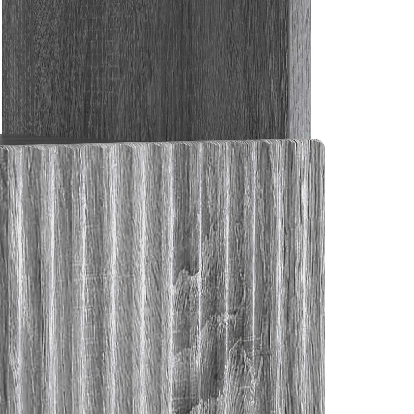 LED TV Cabinet Grey Sonoma Engineered Wood