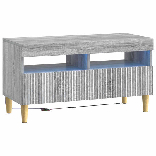 LED TV Cabinet Grey Sonoma Engineered Wood