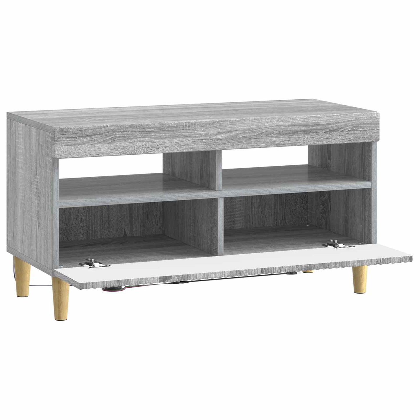 LED TV Cabinet Grey Sonoma Engineered Wood