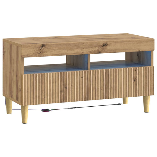 LED TV Cabinet Artisan Oak Engineered Wood