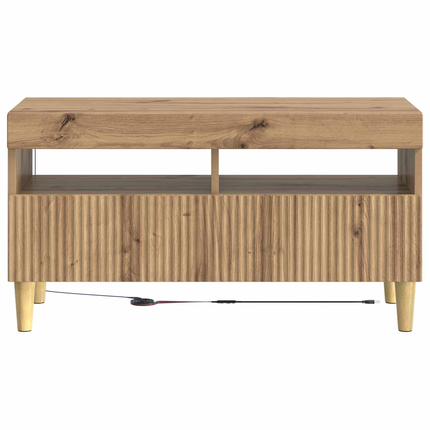 LED TV Cabinet Artisan Oak Engineered Wood
