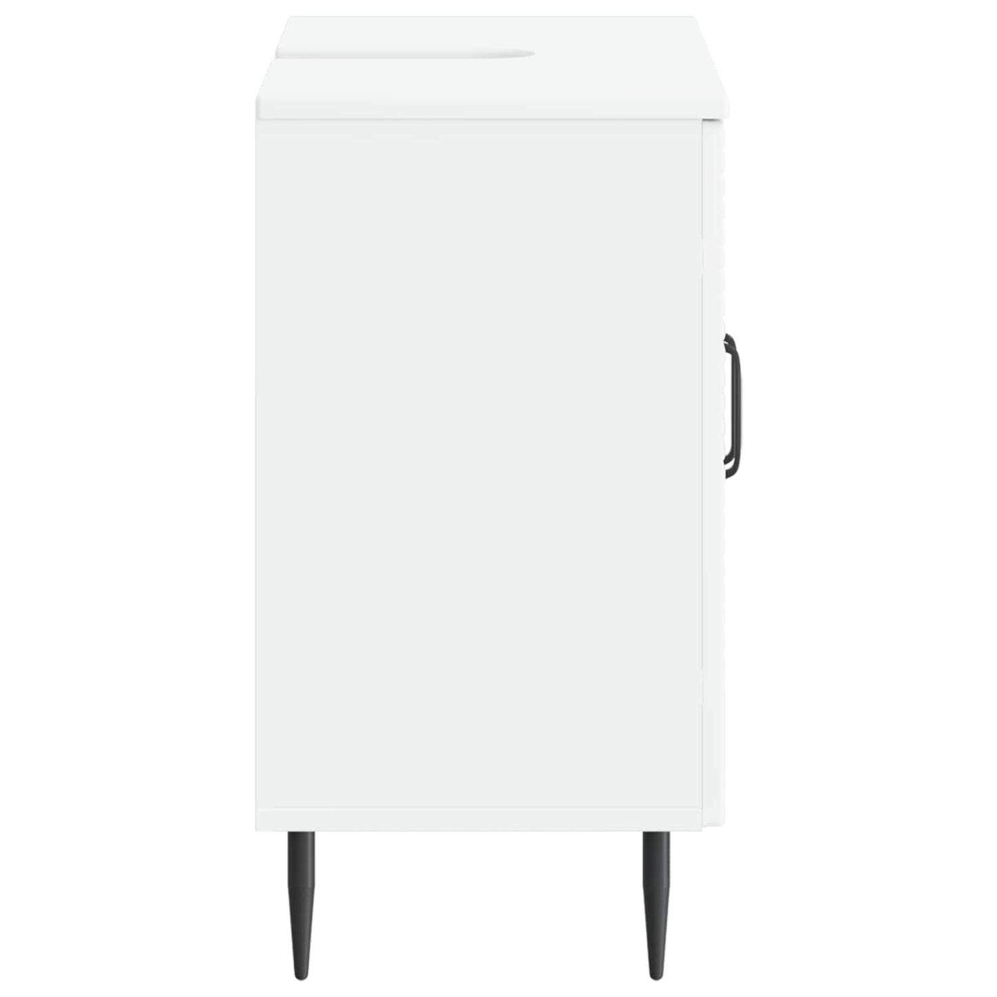 Bathroom Sink Cabinet HAARLEM White 59.5 x 31.5x 59 cm