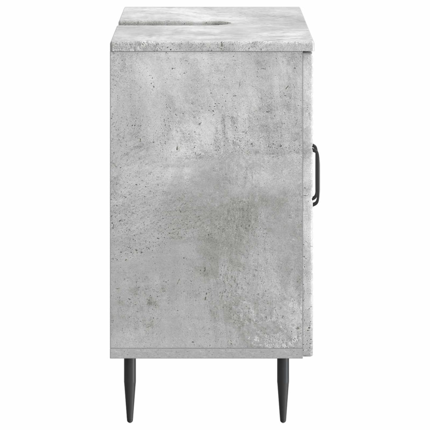 Bathroom Sink Cabinet HAARLEM Concrete Grey 59.5 x 31.5x 59 cm