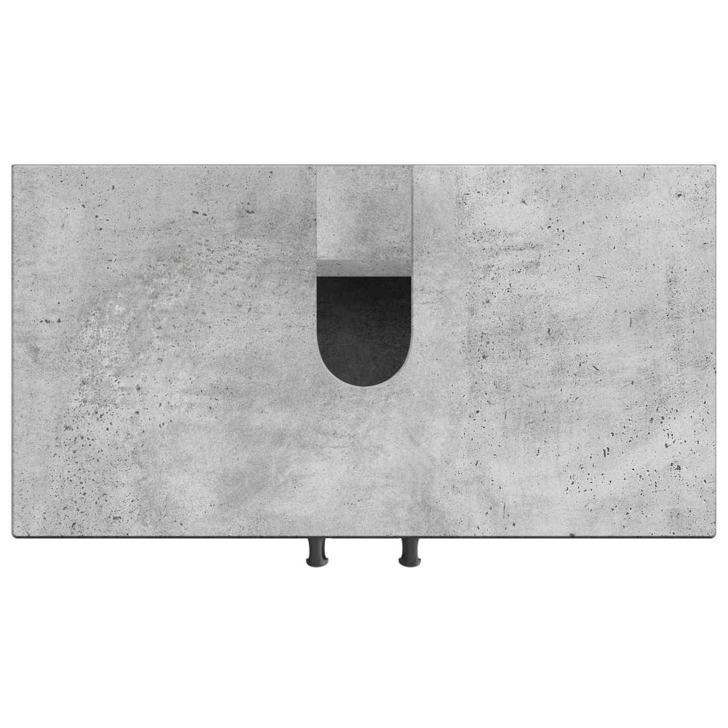 Bathroom Sink Cabinet HAARLEM Concrete Grey 59.5 x 31.5x 59 cm