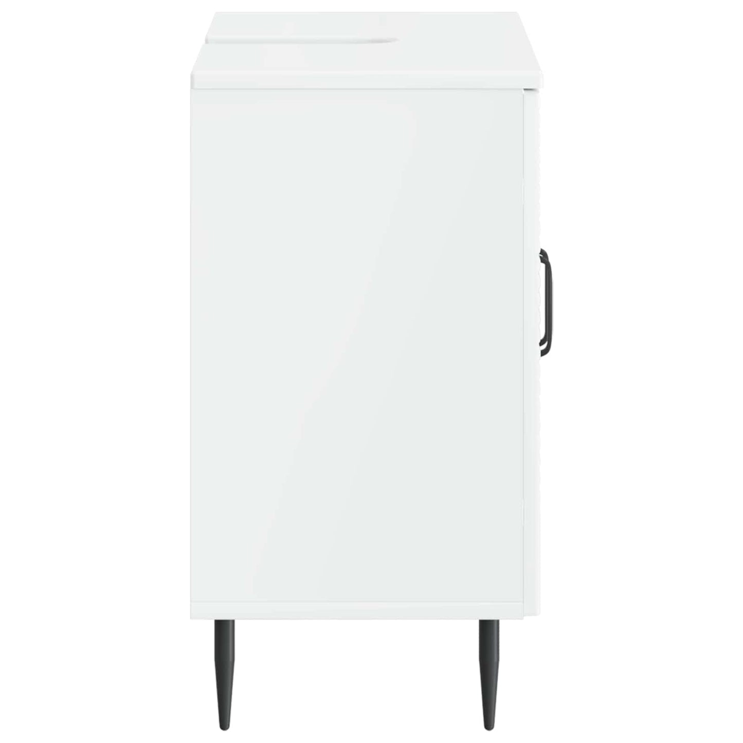 Bathroom Sink Cabinet HAARLEM High Gloss White