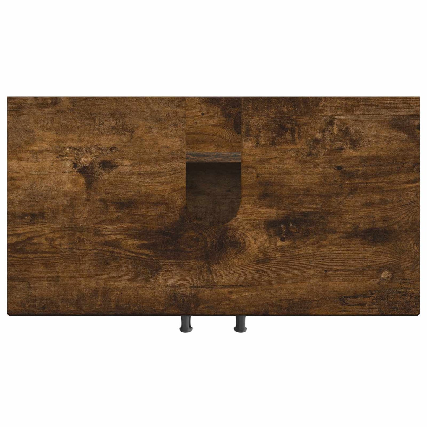 Bathroom Sink Cabinet HAARLEM Smoked Oak 59.5 x 31.5x 59 cm