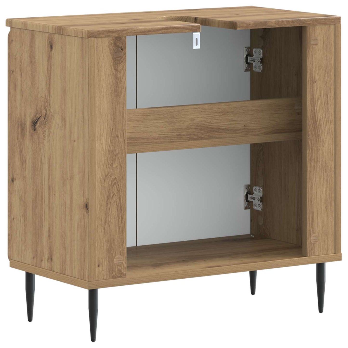 Bathroom Sink Cabinet HAARLEM Artisan Oak 59.5 x 31.5x 59 cm