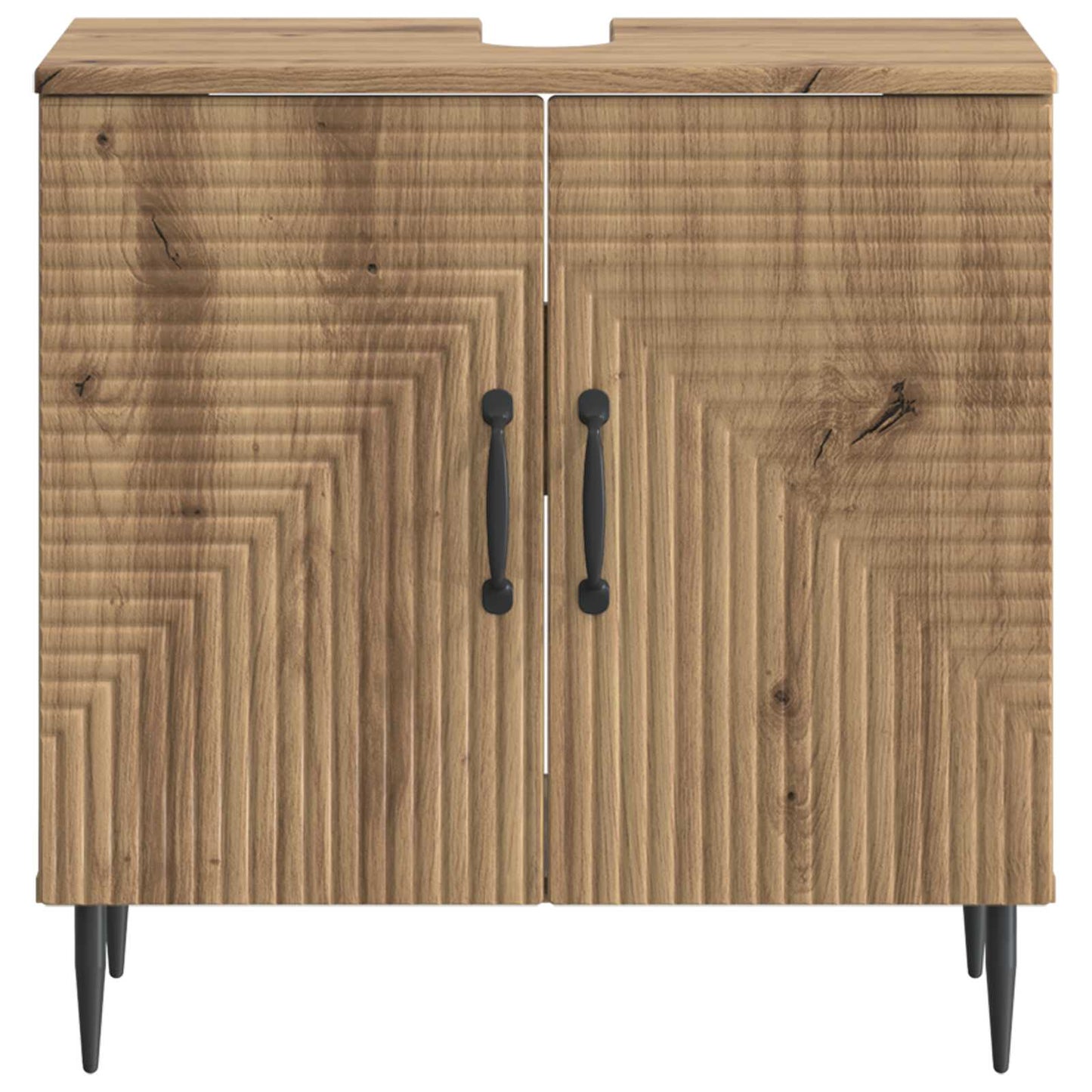Bathroom Sink Cabinet HAARLEM Artisan Oak 59.5 x 31.5x 59 cm