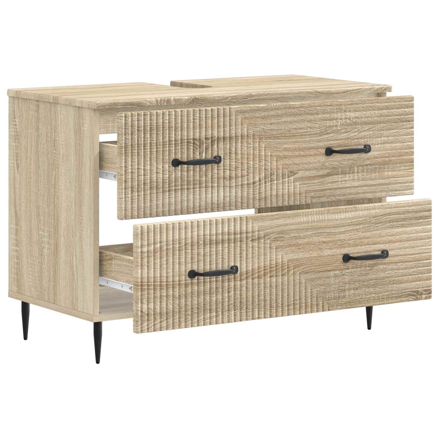 Bathroom Sink Cabinet HAARLEM Sonoma Oak 82 x 41x 58.5 cm