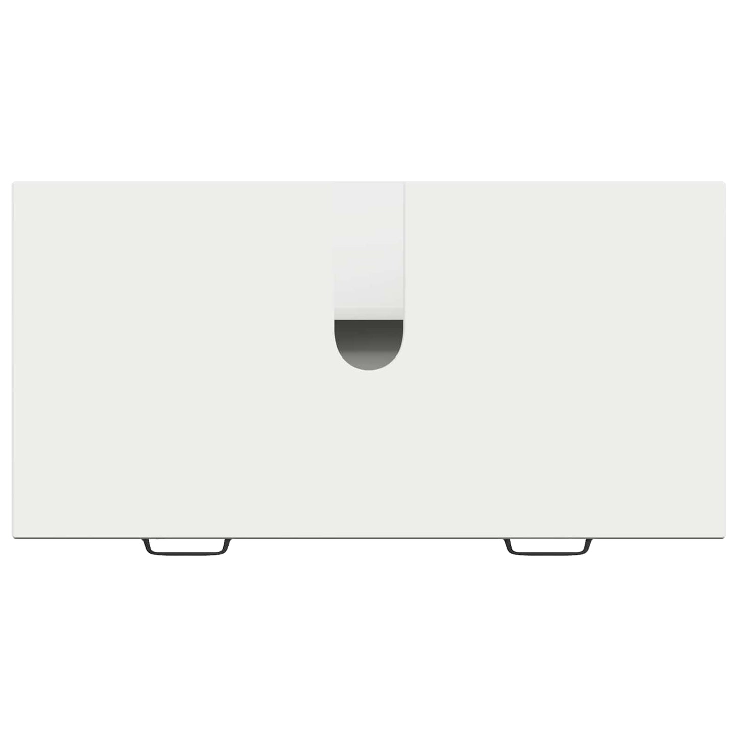 Bathroom Sink Cabinet HAARLEM High Gloss White 82 x 41x 58.5 cm