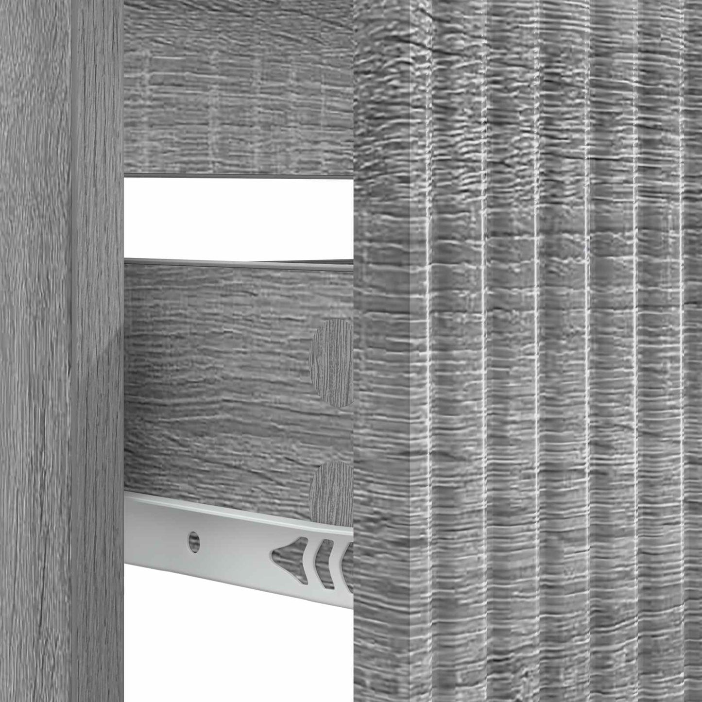 Bathroom Sink Cabinet HAARLEM Grey Sonoma 82 x 41x 58.5 cm