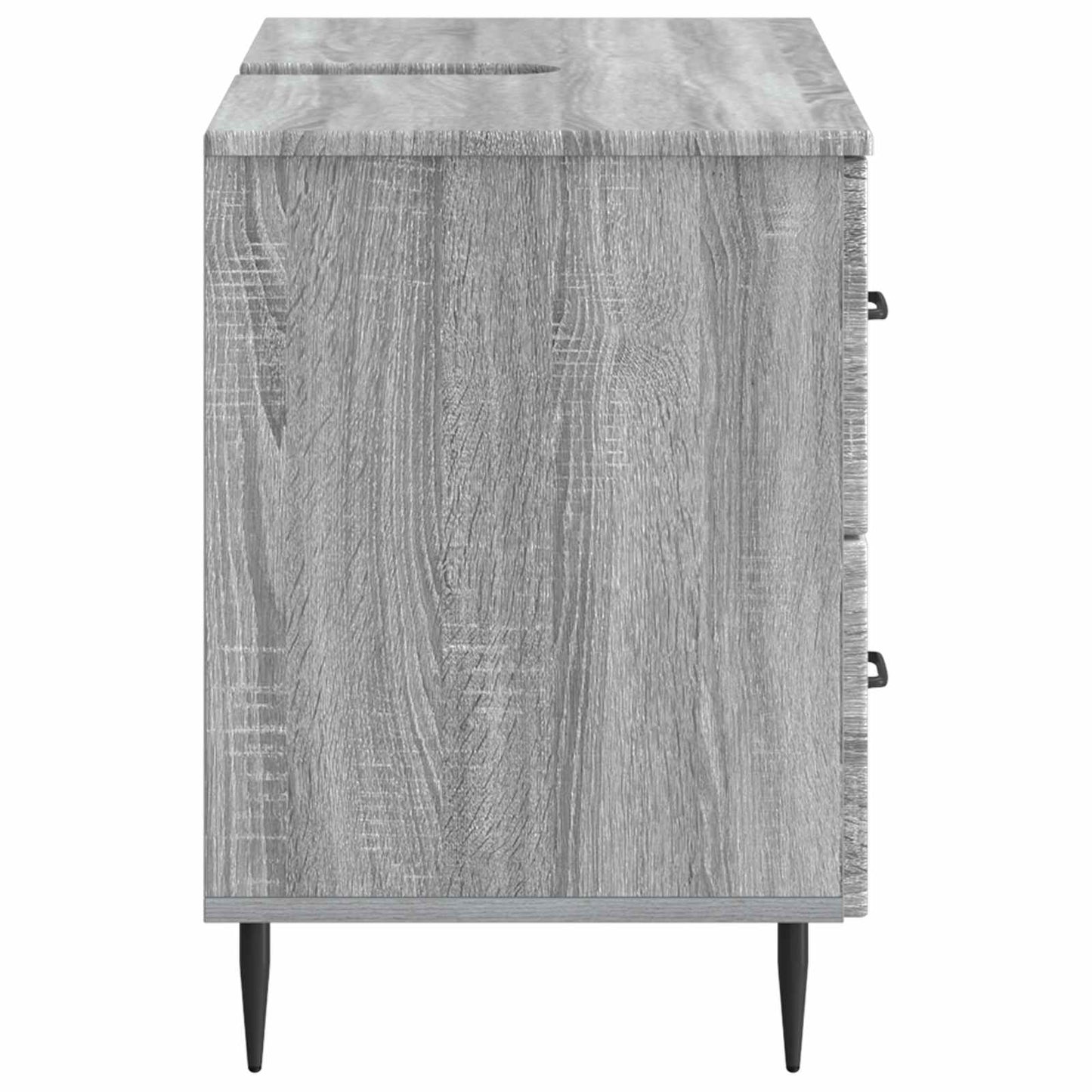 Bathroom Sink Cabinet HAARLEM Grey Sonoma 82 x 41x 58.5 cm